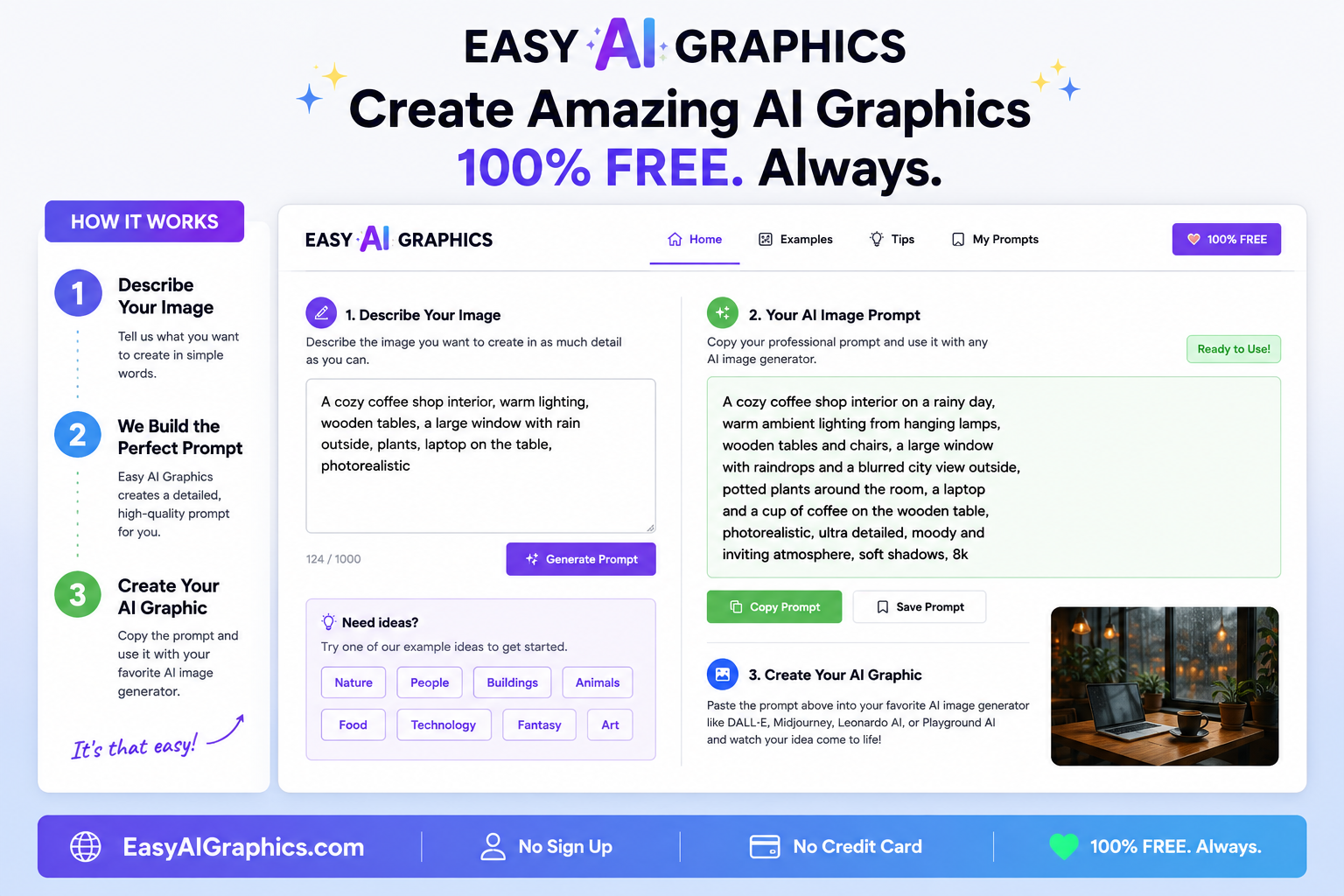 Easy AI Graphics project promotional graphic